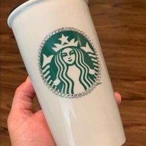 Starbucks reusable hot cup glass